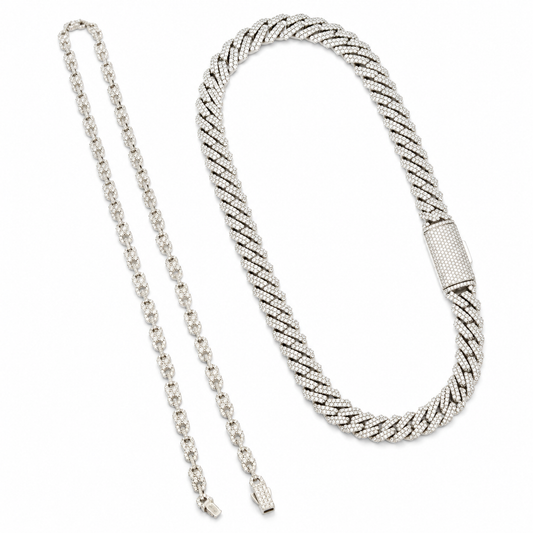Cuban Chain/Infiniti Chain Combo Set