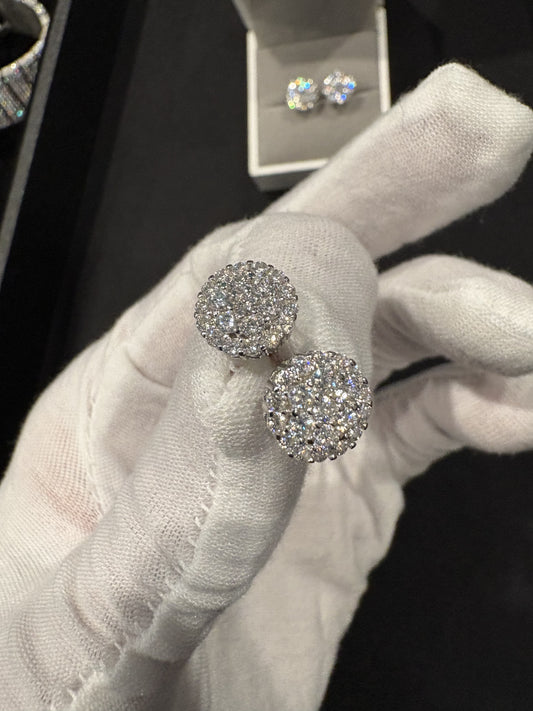 Circle Cluster Earrings