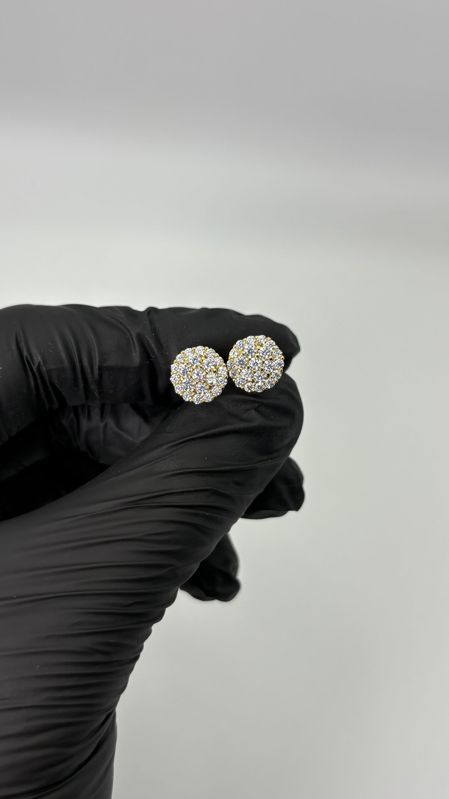 Circle Cluster Earrings