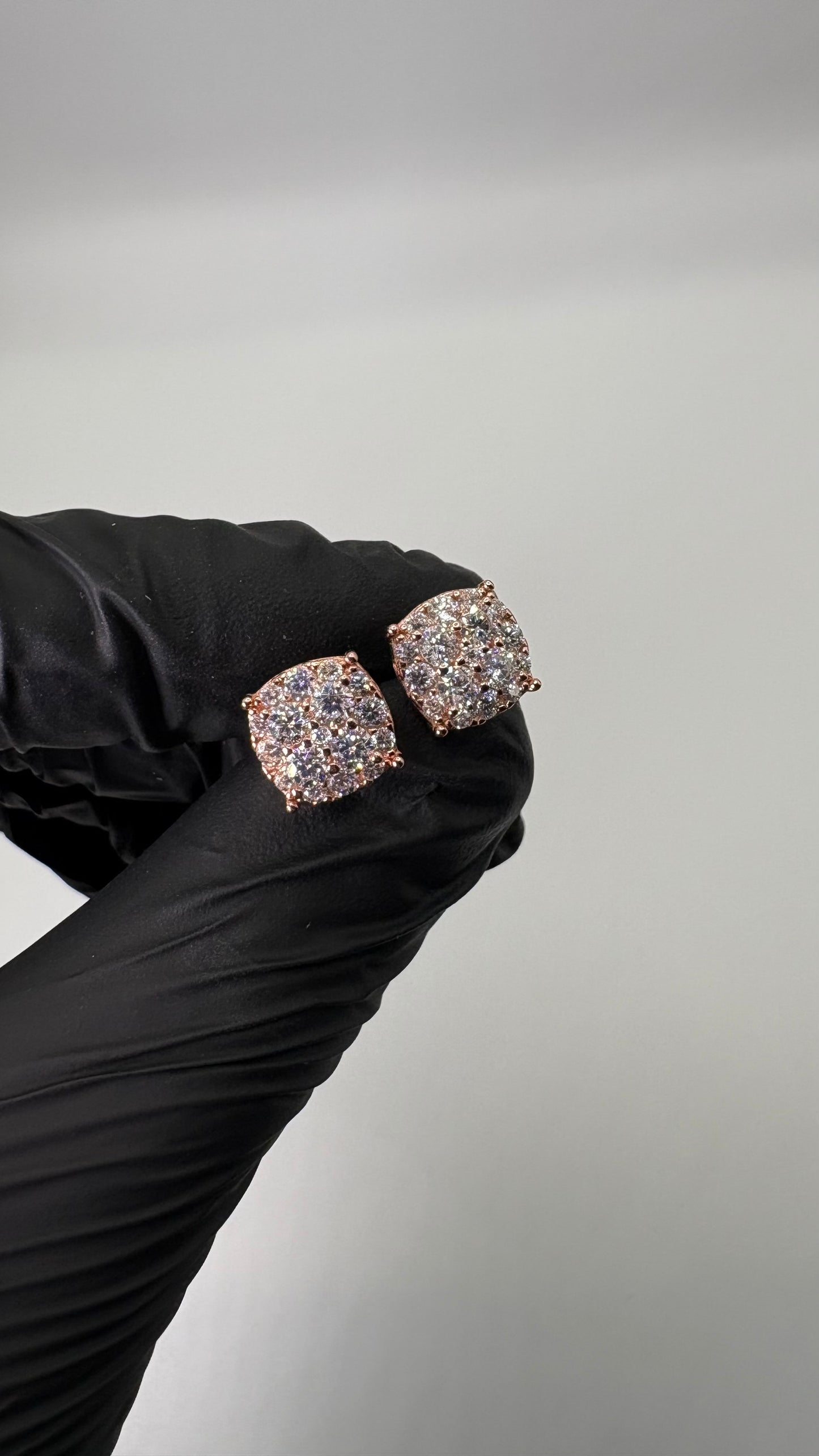 Square Cluster Earrings