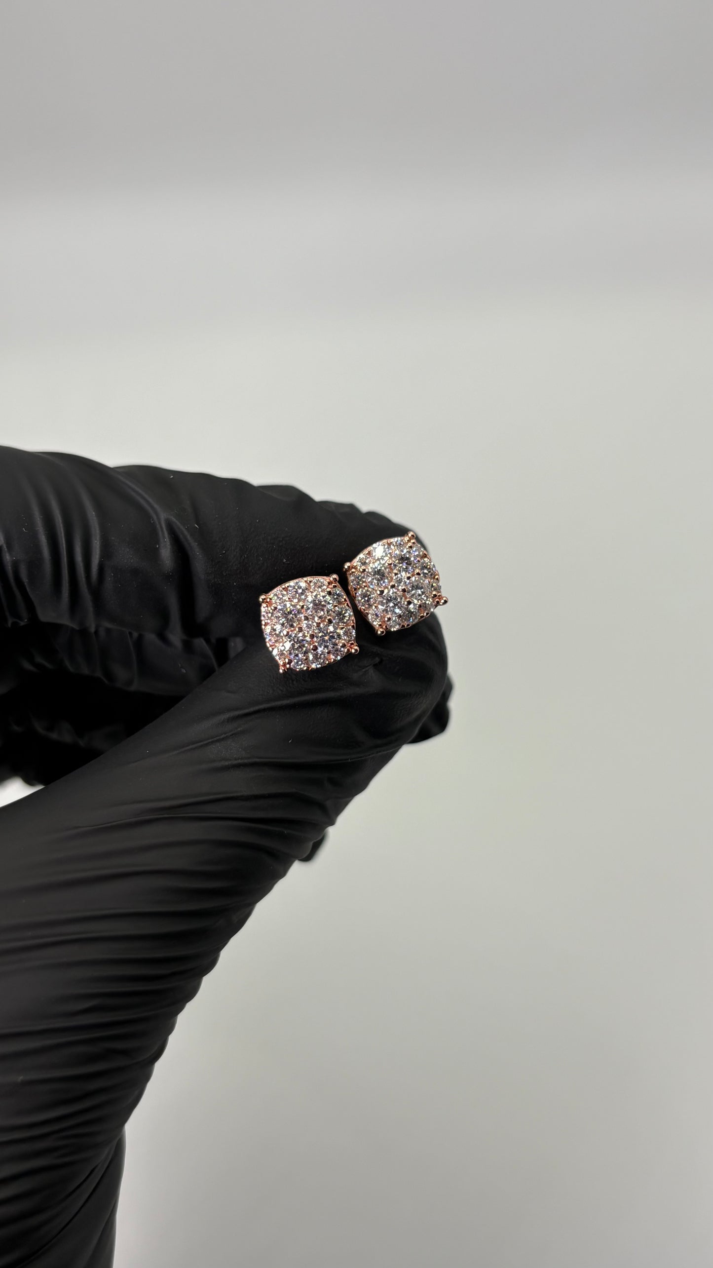 Square Cluster Earrings