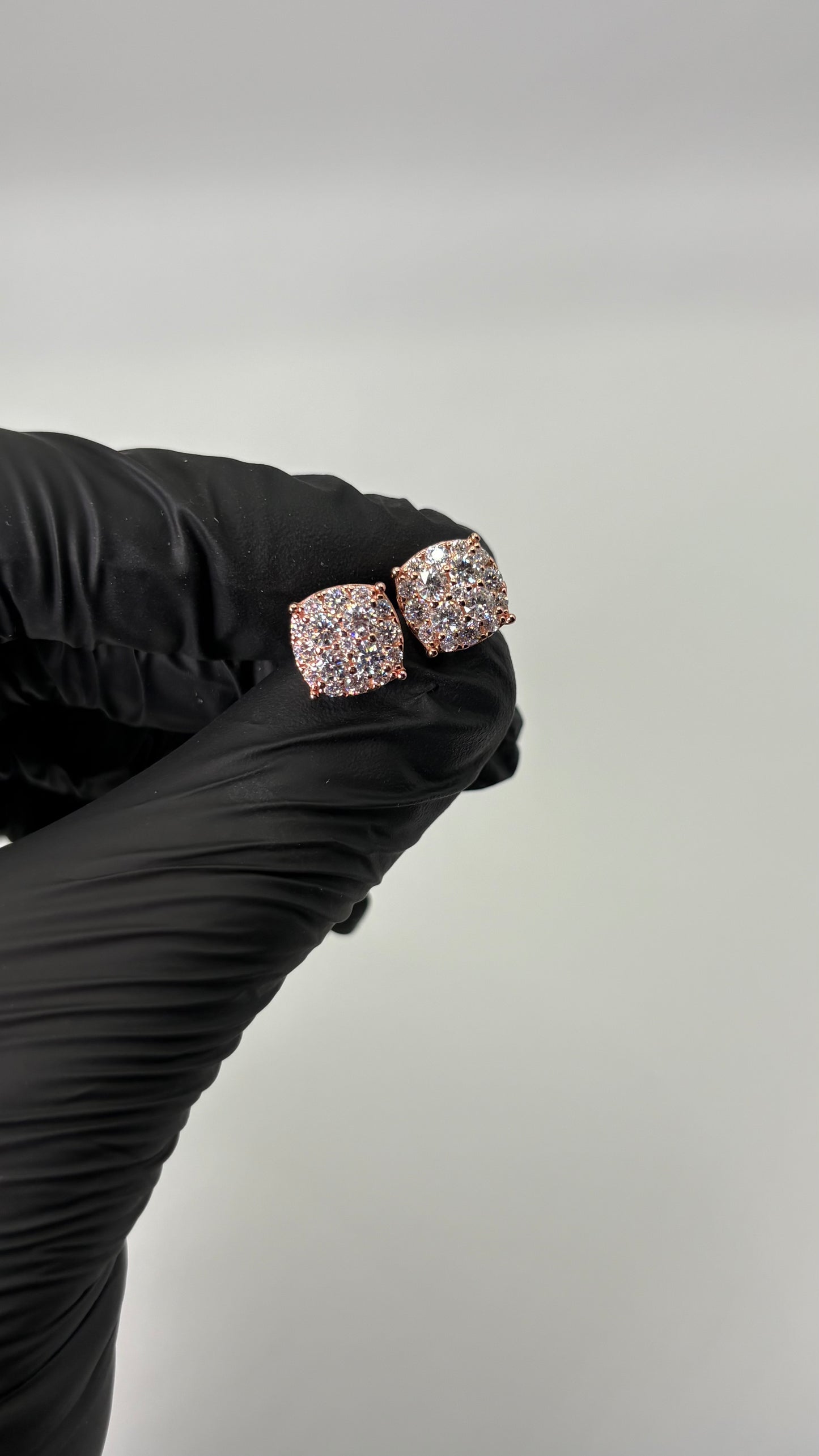 Square Cluster Earrings