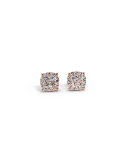 Square Cluster Earrings