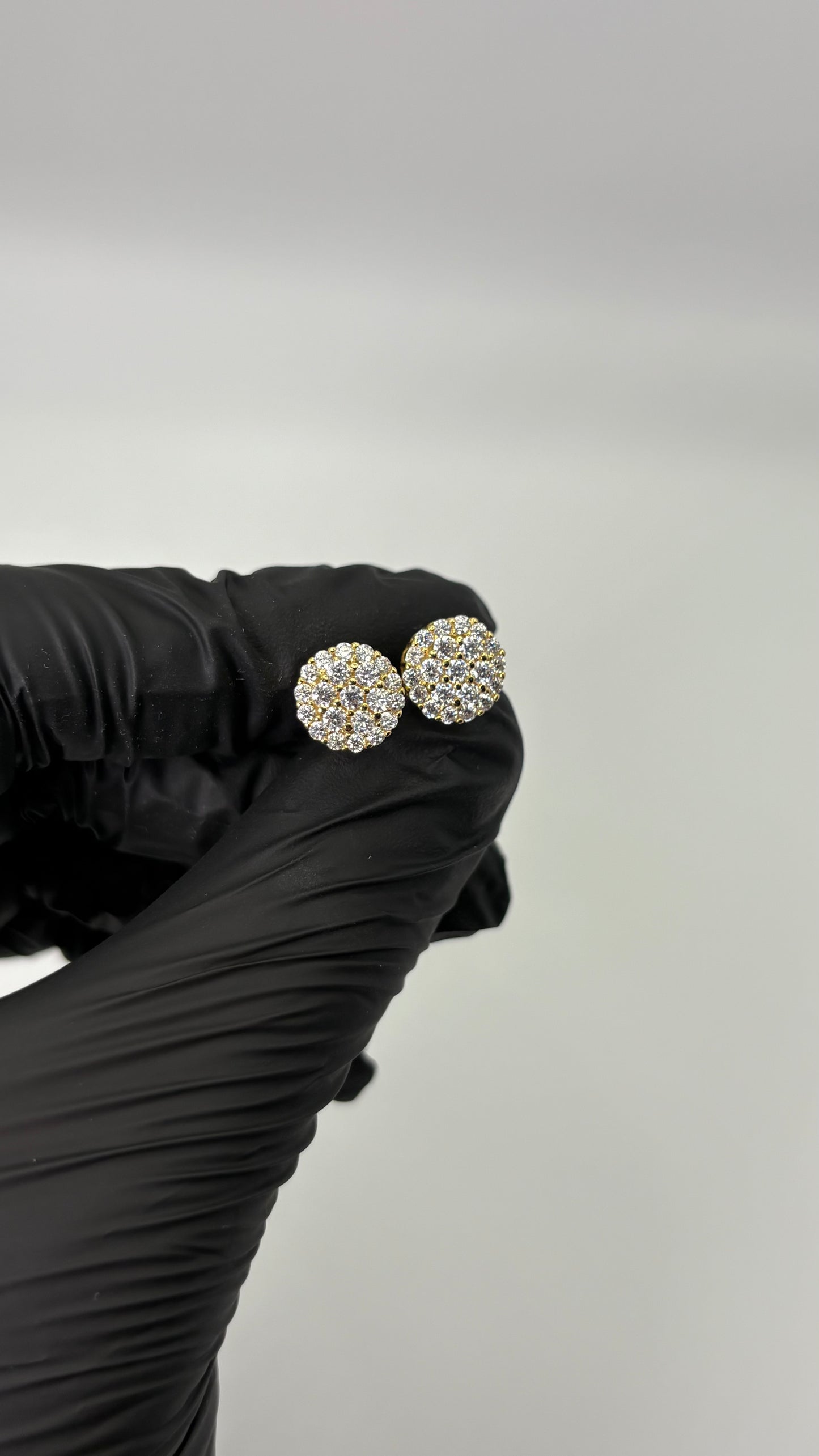 Circle Cluster Earrings