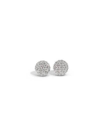 Circle Cluster Earrings