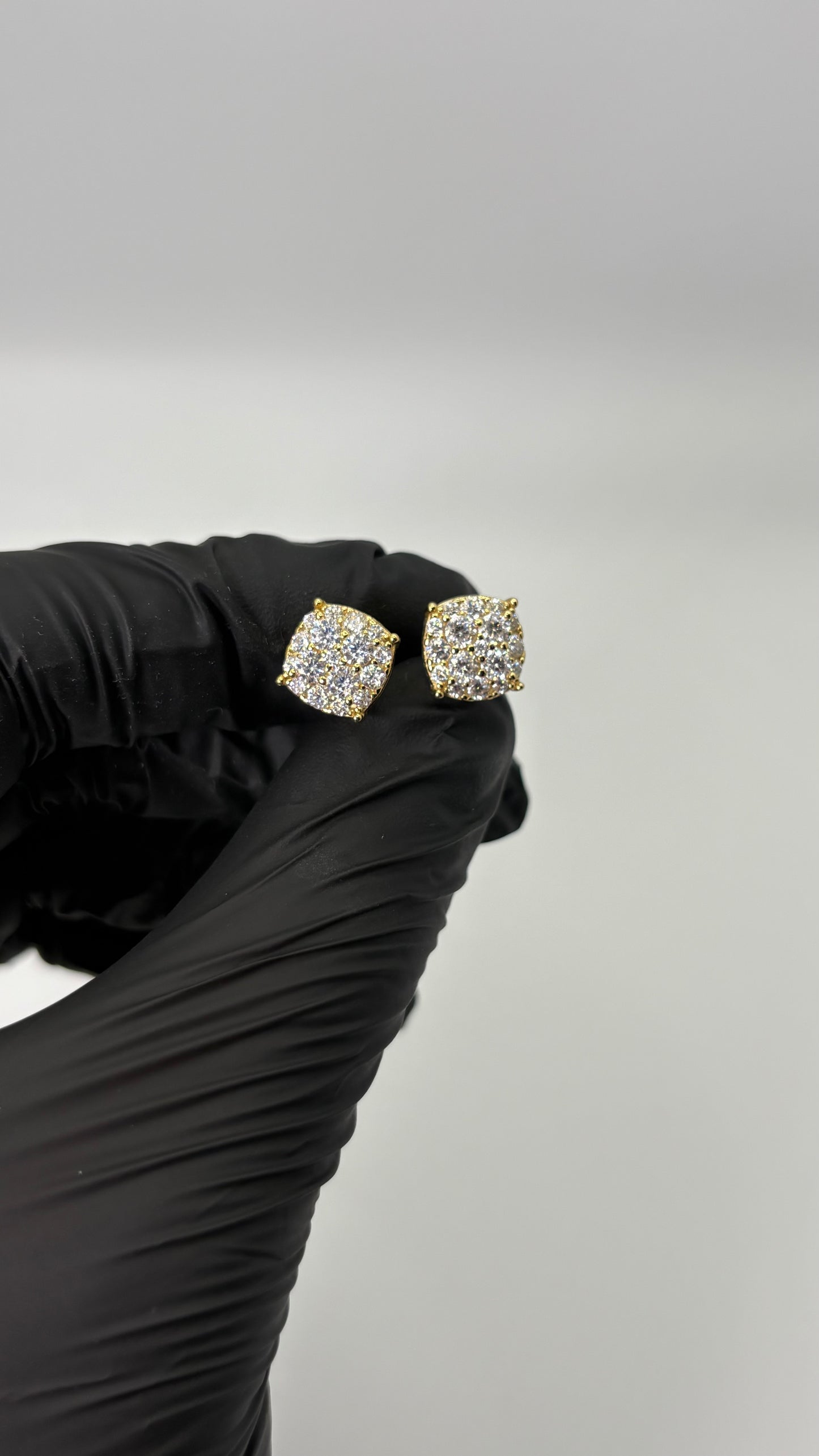 Square Cluster Earrings