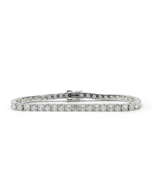 Reverse Set Tennis Bracelet