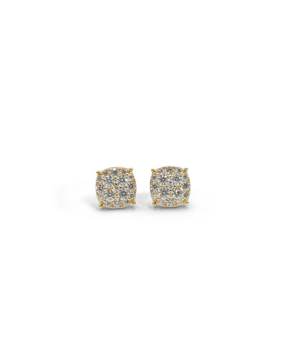 Square Cluster Earrings