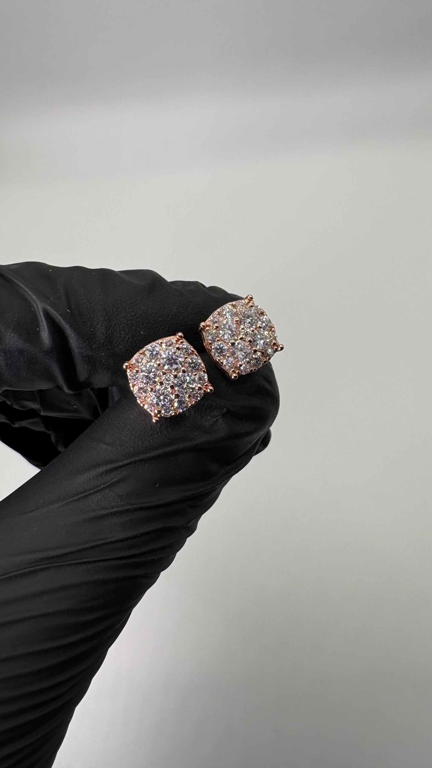 Square Cluster Earrings