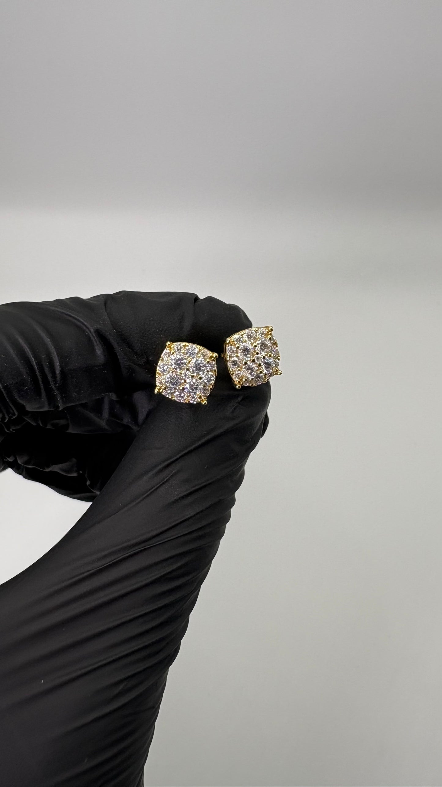 Square Cluster Earrings