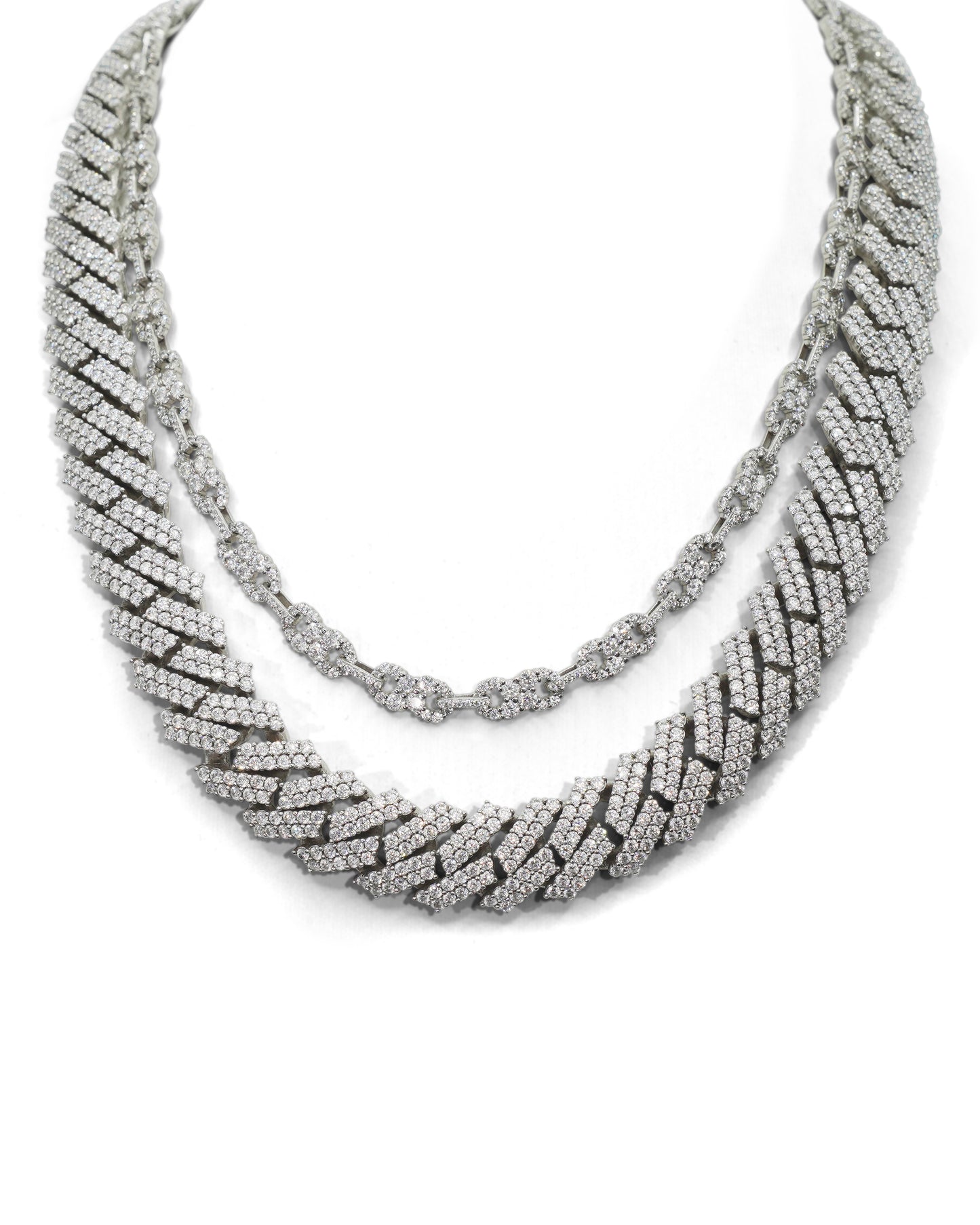 Cuban Chain/Infiniti Chain Combo Set