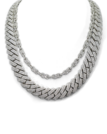 Cuban Chain/Infiniti Chain Combo Set