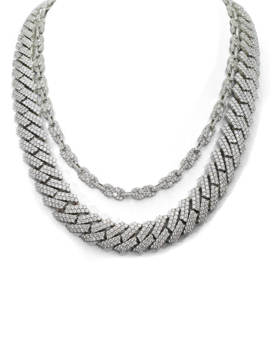Cuban Chain/Infiniti Chain Combo Set