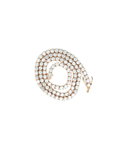 Rose Gold Tennis Chain