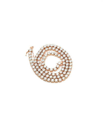 Rose Gold Tennis Chain