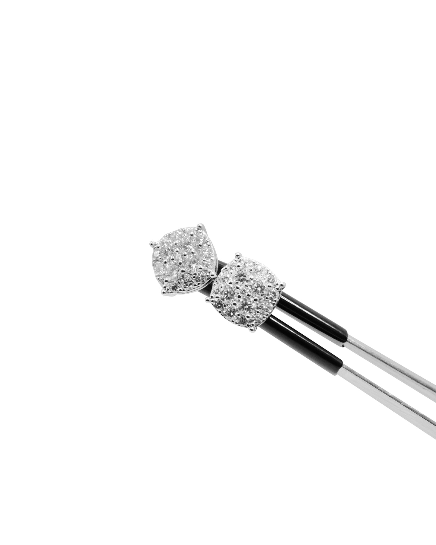 Square Cluster Earrings