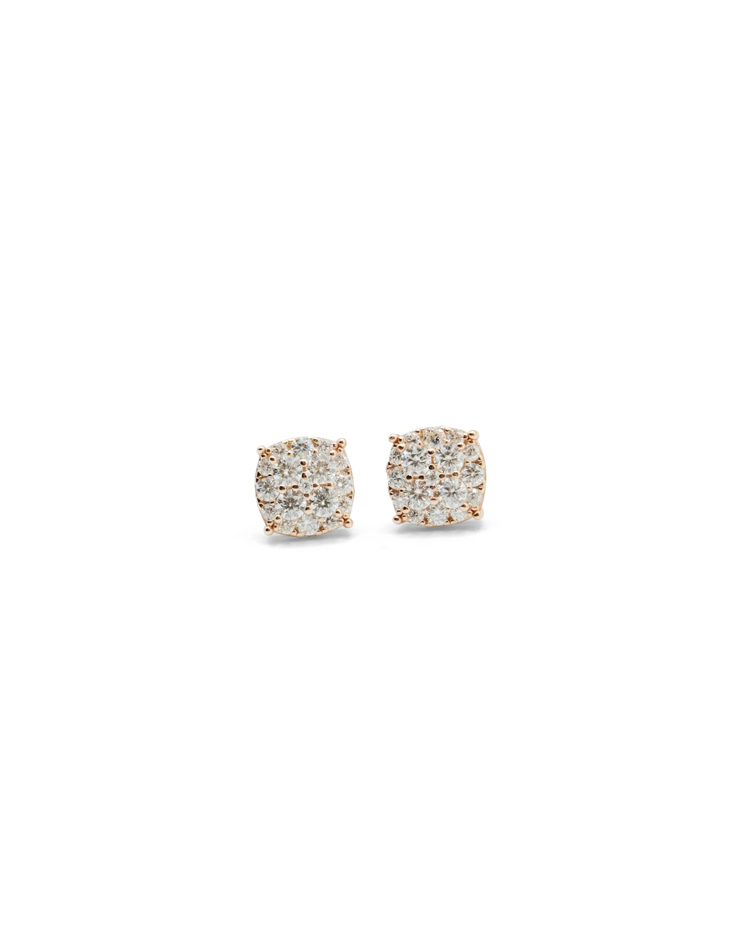 Square Cluster Earrings