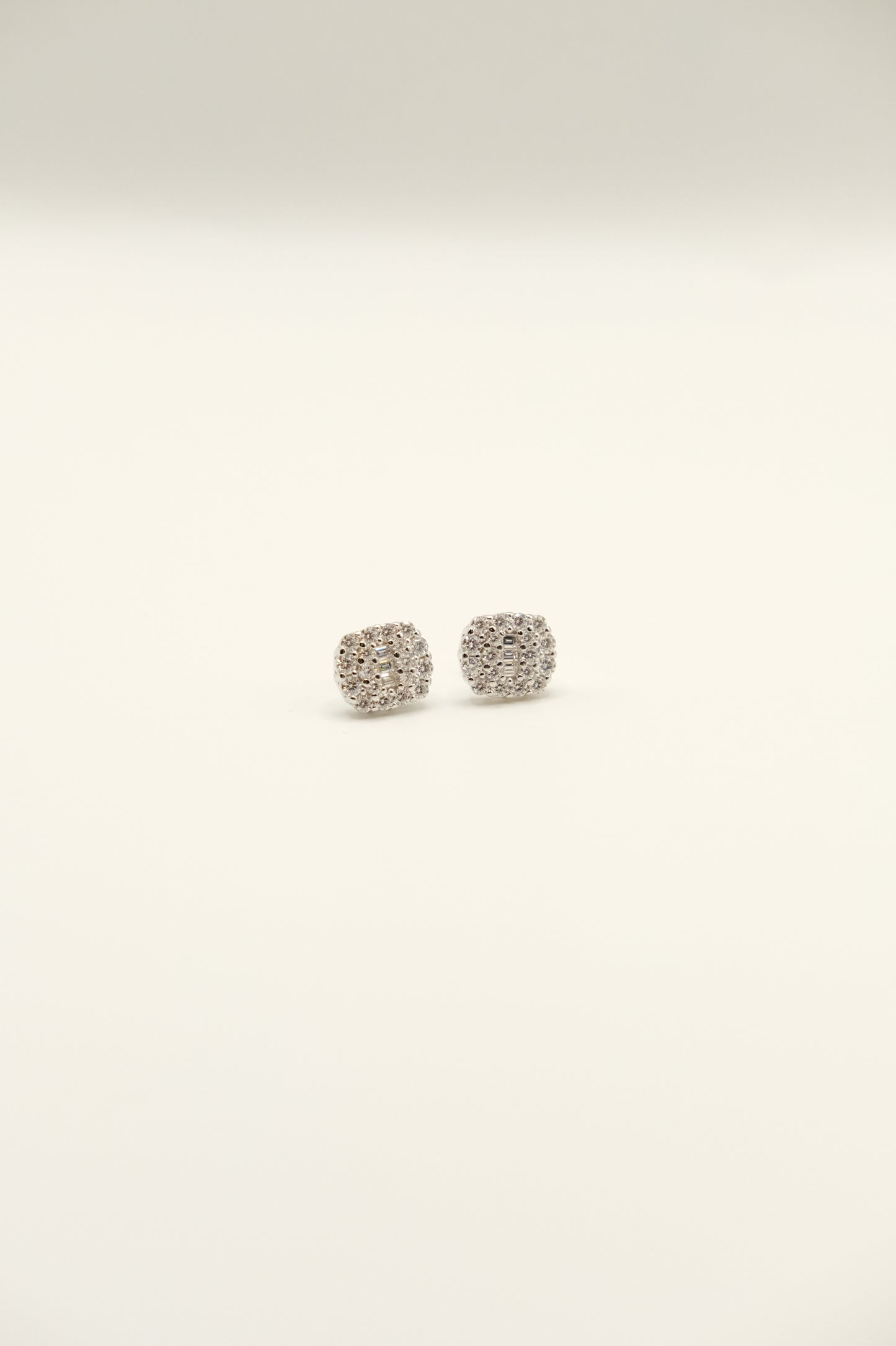 Baguette Cluster Earrings