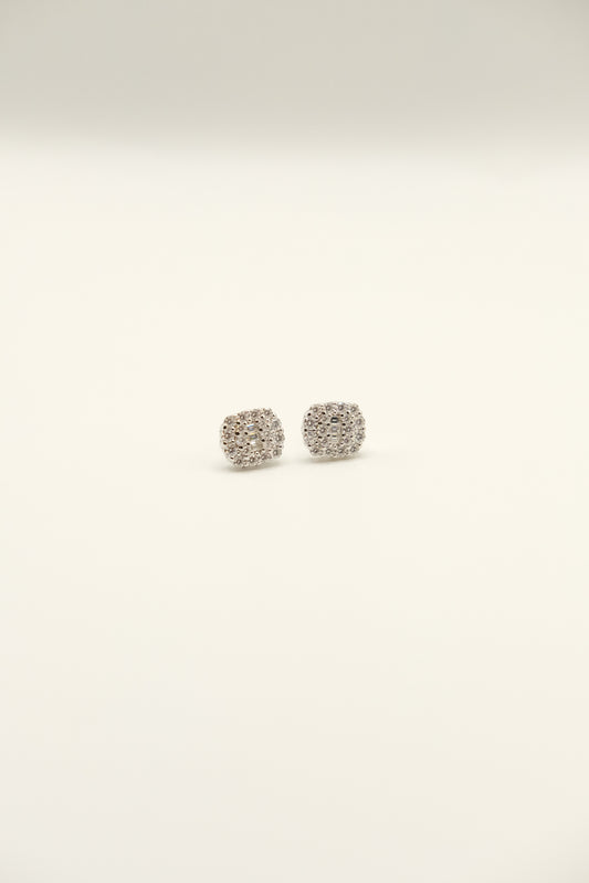 Baguette Cluster Earrings