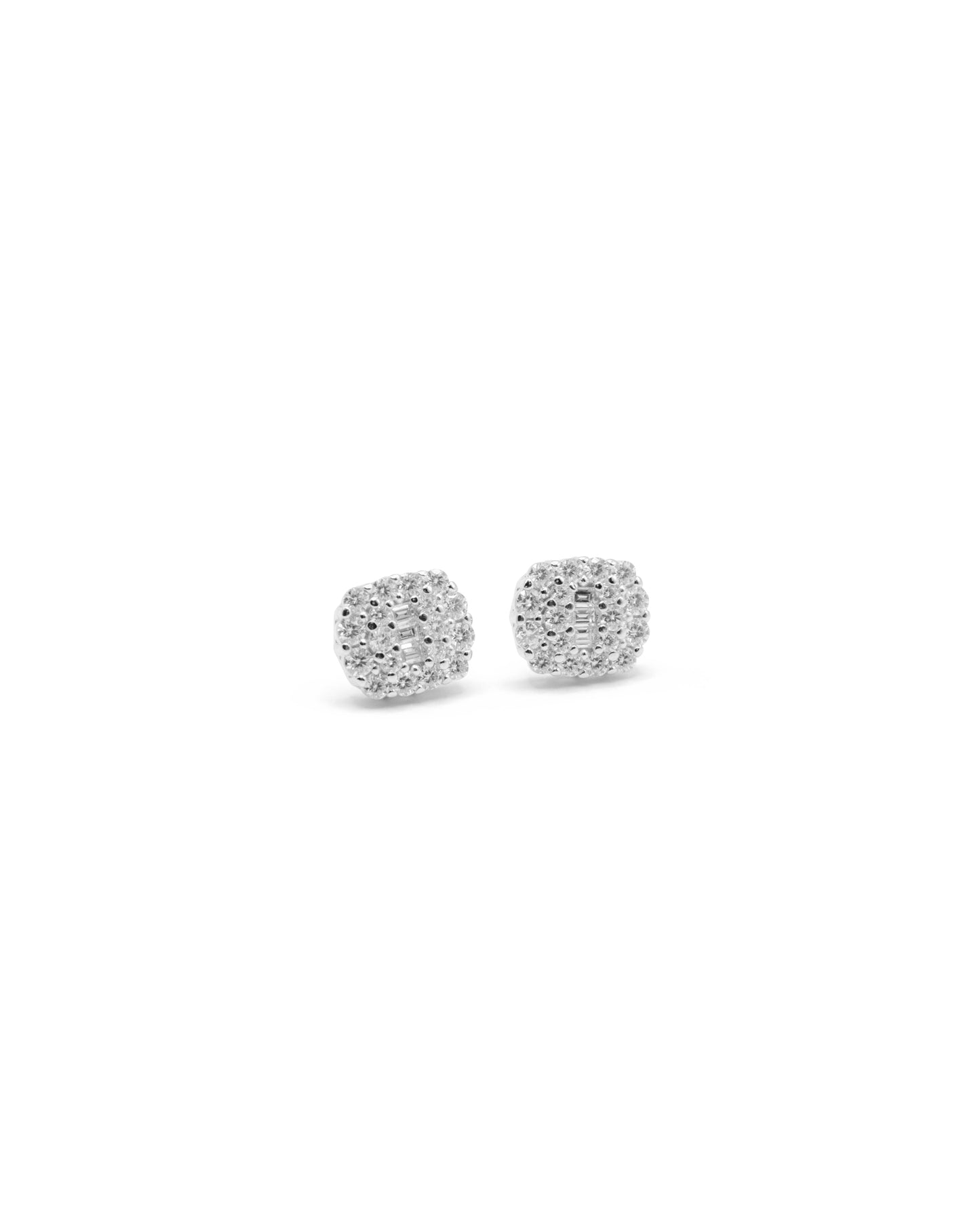 Baguette Cluster Earrings