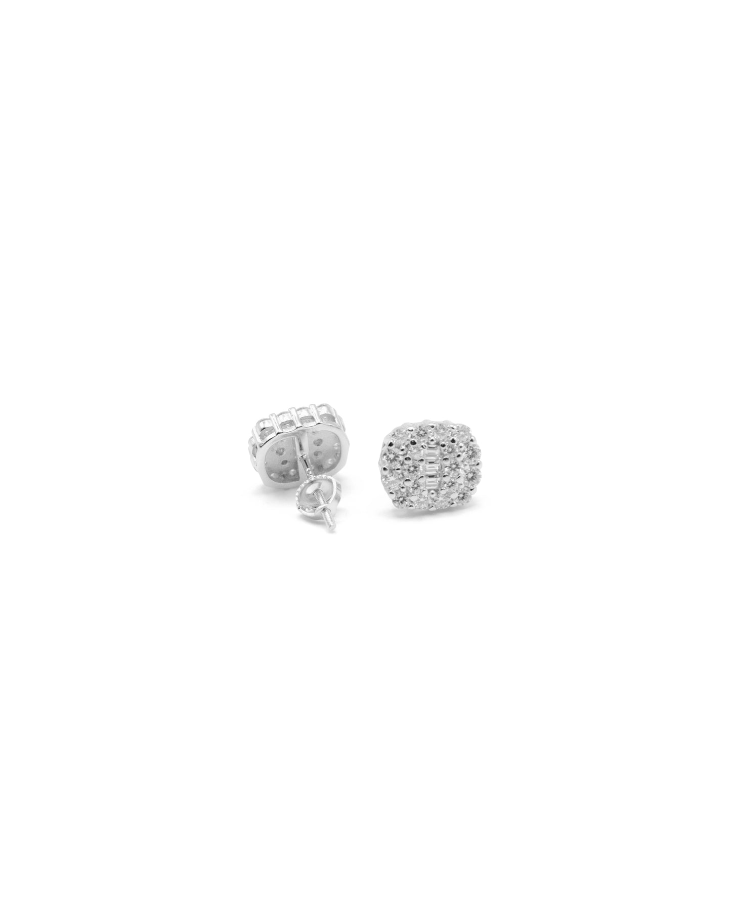 Baguette Cluster Earrings