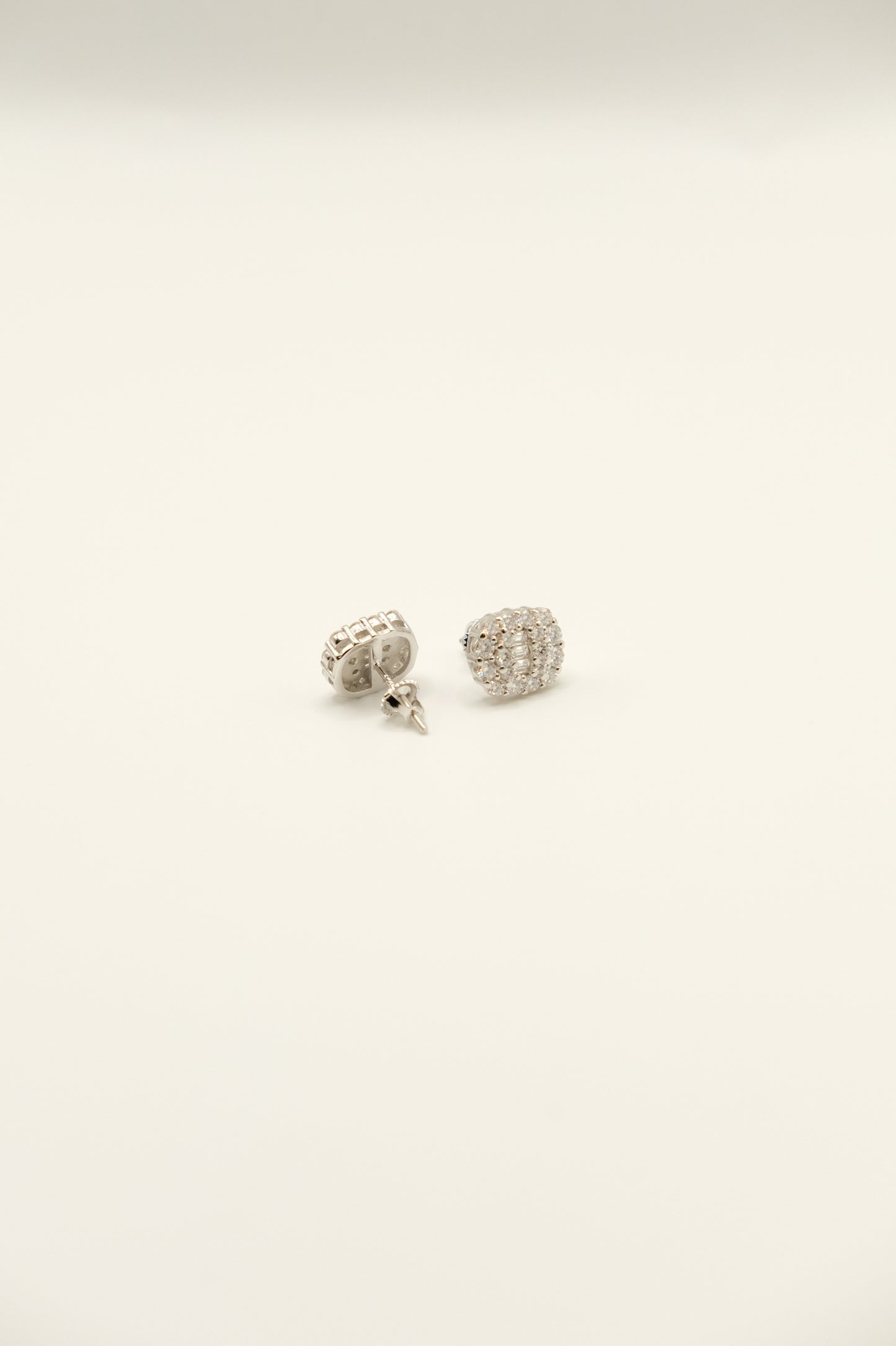 Baguette Cluster Earrings