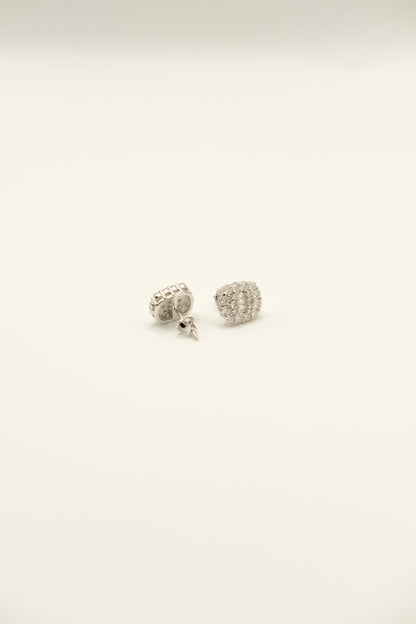 Baguette Cluster Earrings