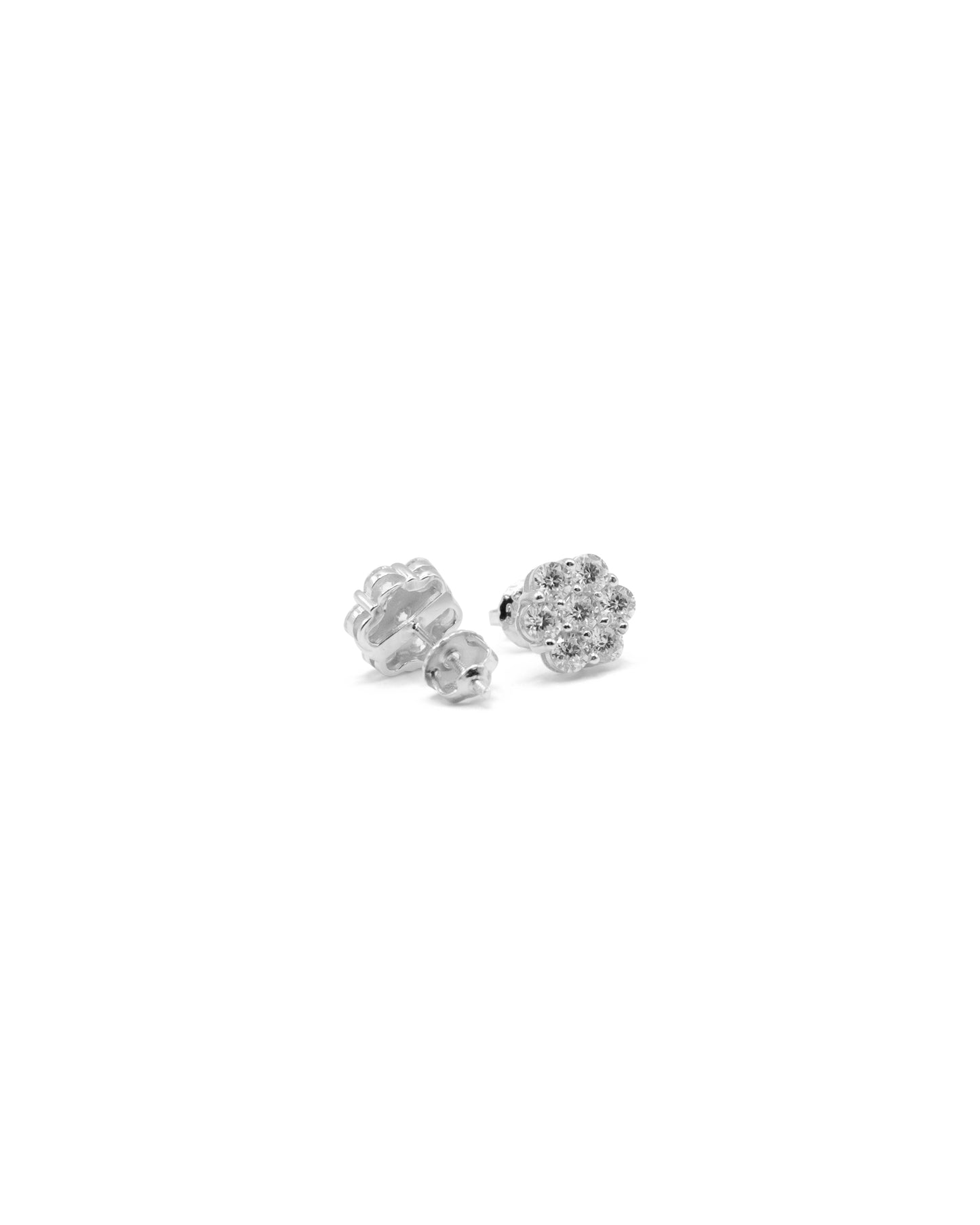 Big Stone Cluster Earrings