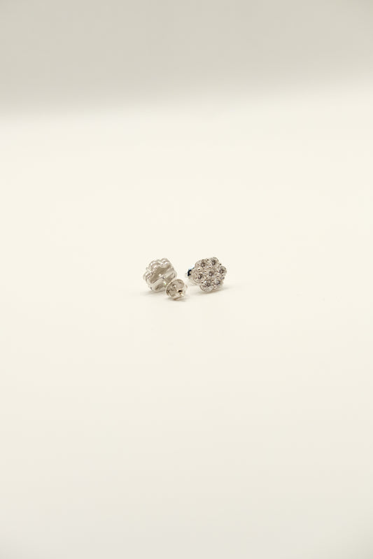 Big Stone Cluster Earrings