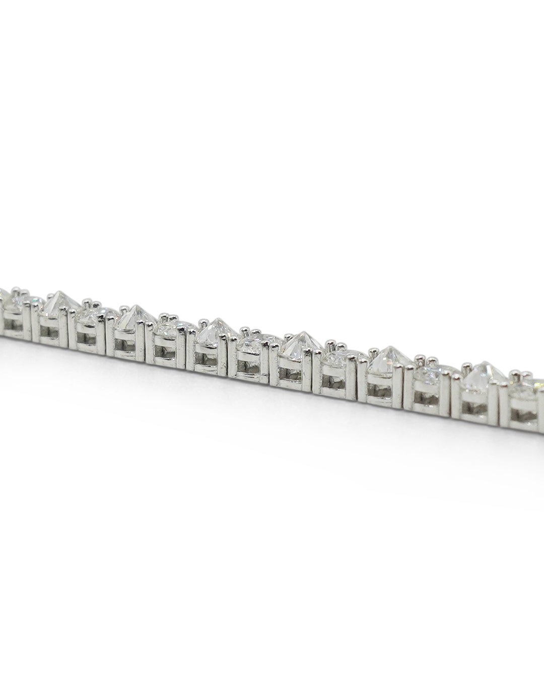 Reverse Set Tennis Bracelet