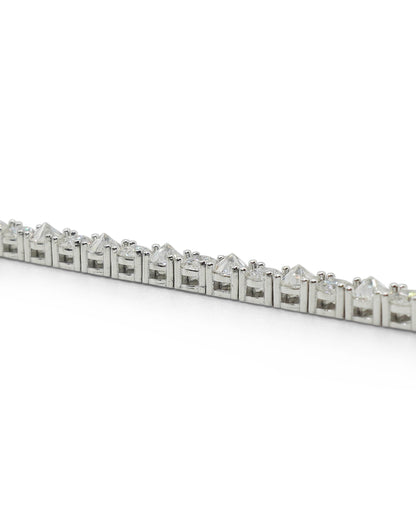 Reverse Set Tennis Bracelet