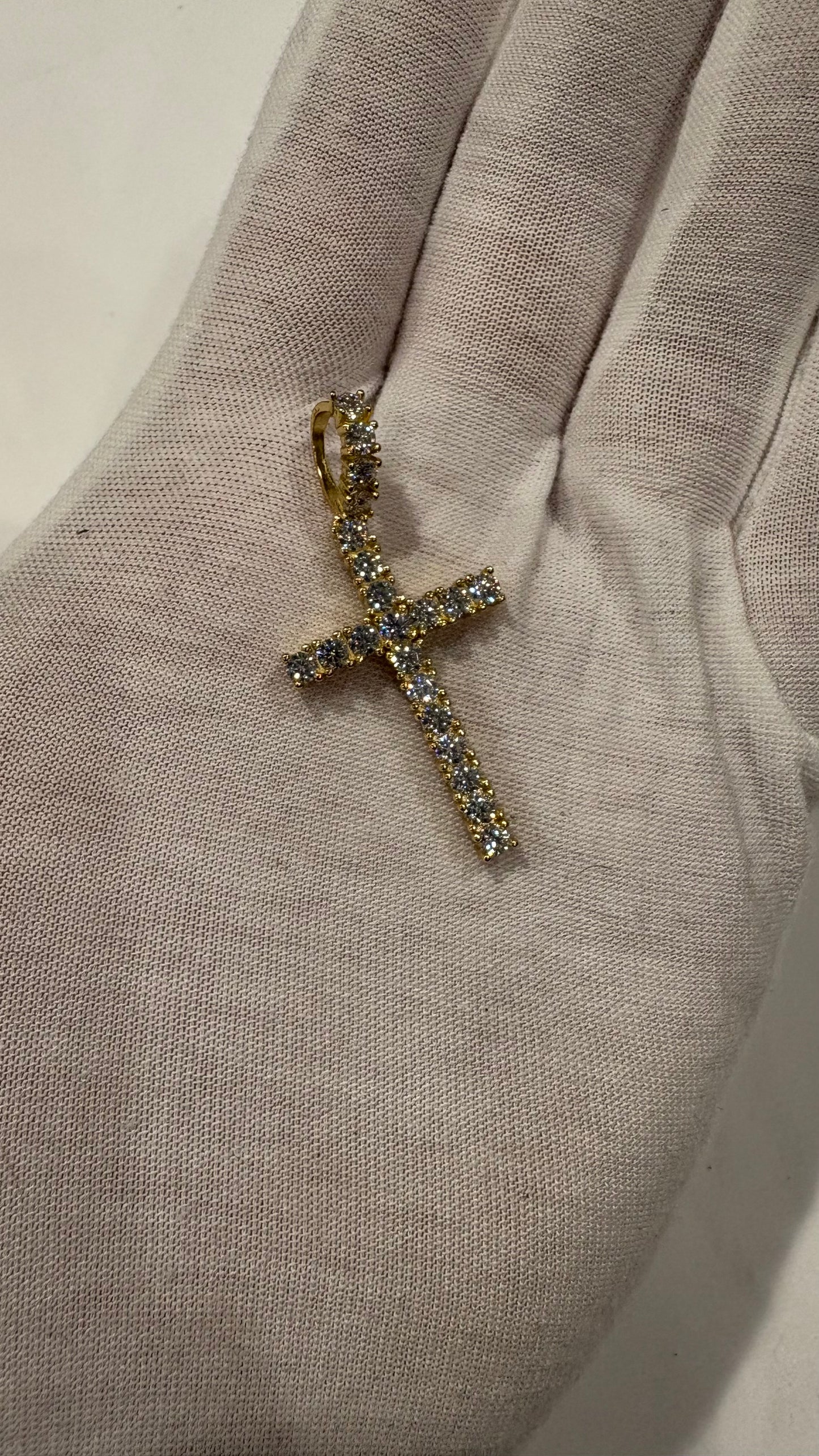 Yellow Gold Cross Pendant