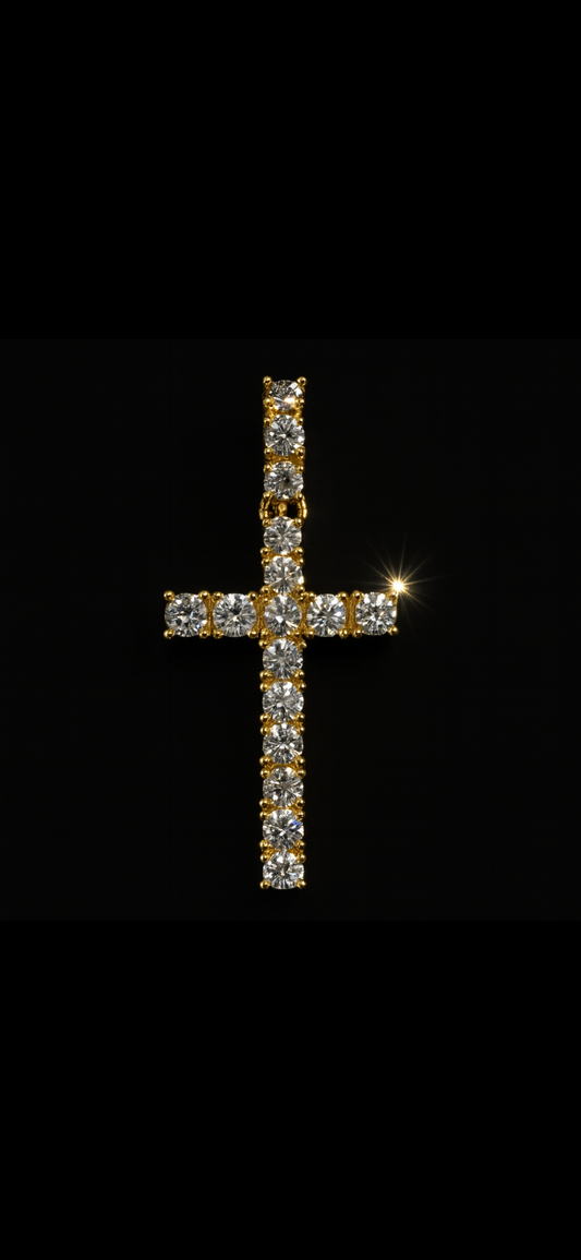 Yellow Gold Cross Pendant