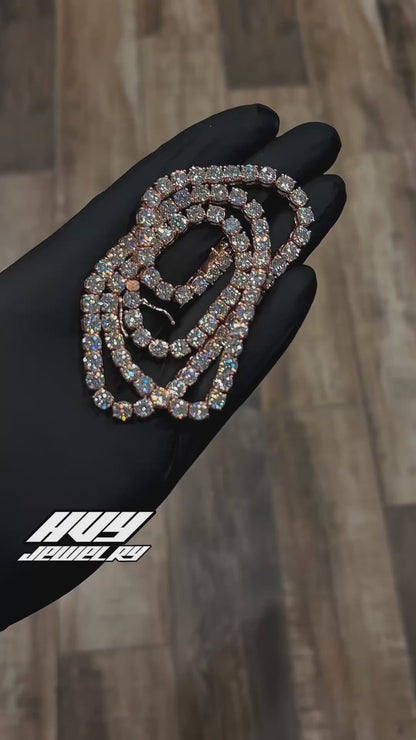Rose Gold Tennis Chain